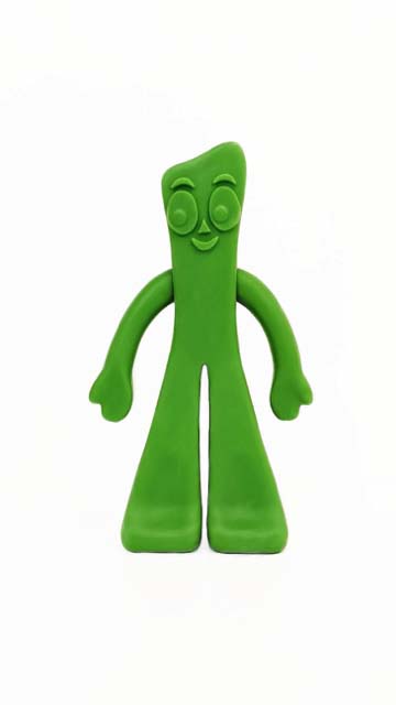 ToyQube 10” Gumby Vinyl Figure Lime - US