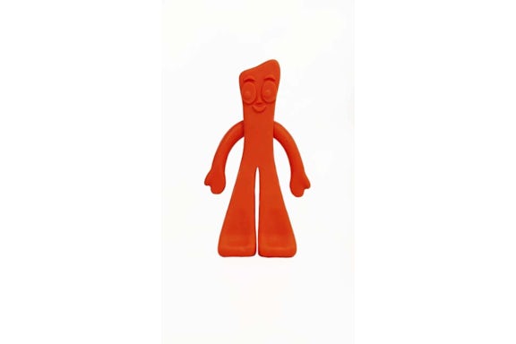 ToyQube 10" Figura Vinilo Gumby Anaranjado