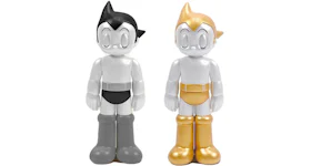 ToyQube Astro Boy PVC Closed Eyes (Set of 2) Gold/Silver