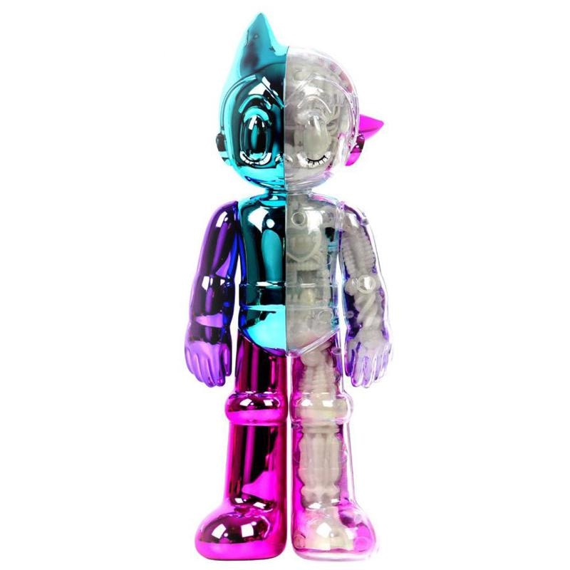 ToyQube Diecast Astro Boy Chameleon Figure Chrome GID US