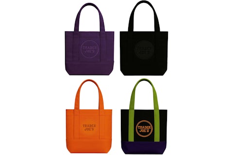 IN HAND Trader Joes Halloween Mini Tote Set Of 4 Limited Edition - Foto 2