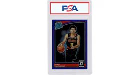 Trae Young 2018 Donruss Optic Rookie Blue /49 #198