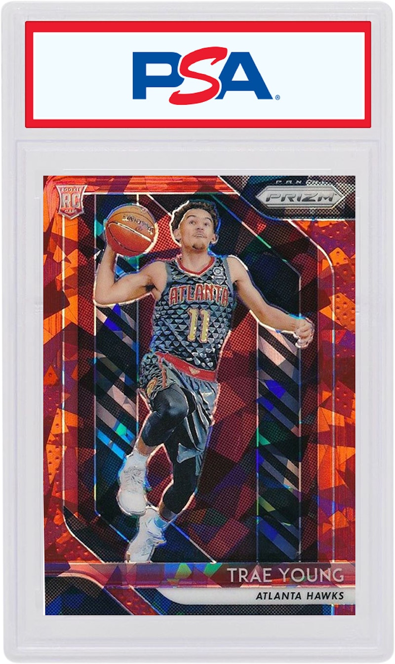Trae Young 2018 Panini Prizm Rookie Rouge Ice #78 (PSA ou BGS Graded)