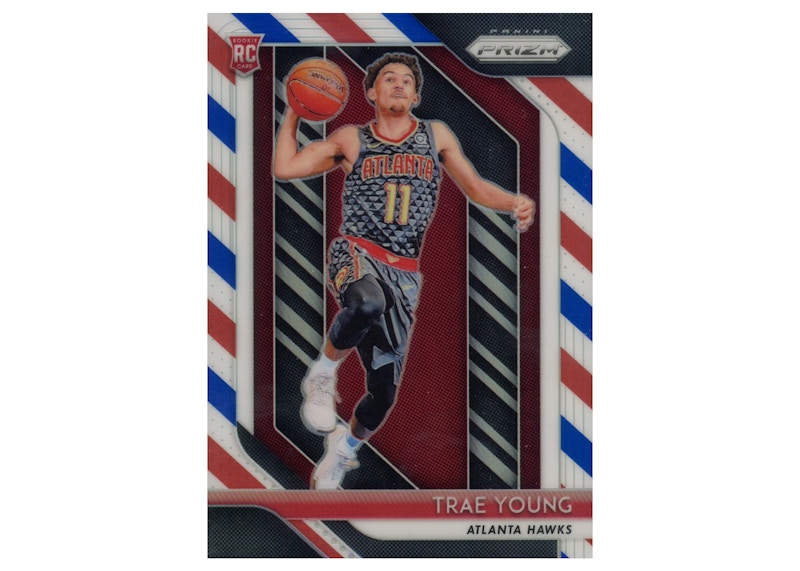 Trae Young 2018 Panini Prizm Rookie Red/White/Blue #78 (Ungraded