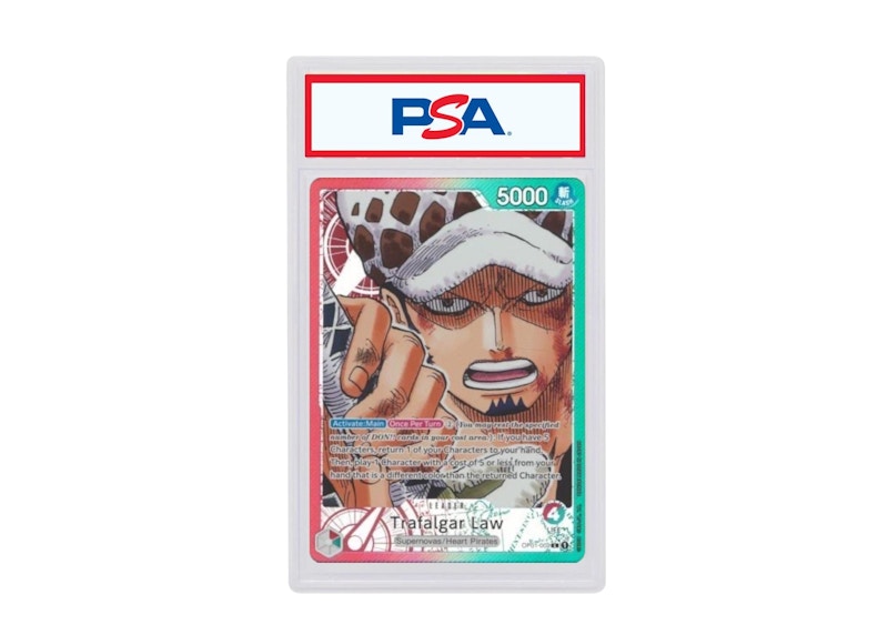 Trafalgar Law 2022 Bandai One Piece Card Game Romance Dawn Alt Art Leader  OP01-002 (PSA or BGS Graded) - 2022 - US