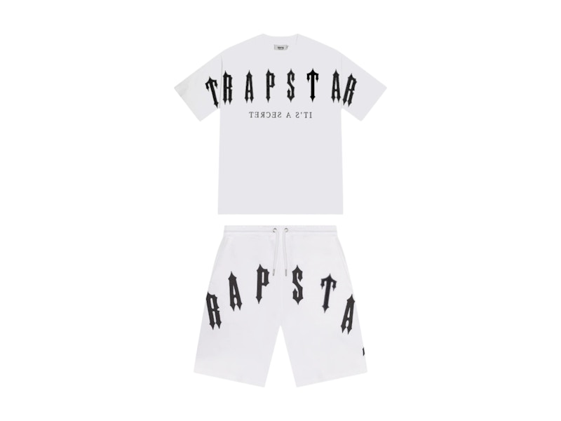 Trapstar Streetwear Summer Acid Wash Logo Print Cotton