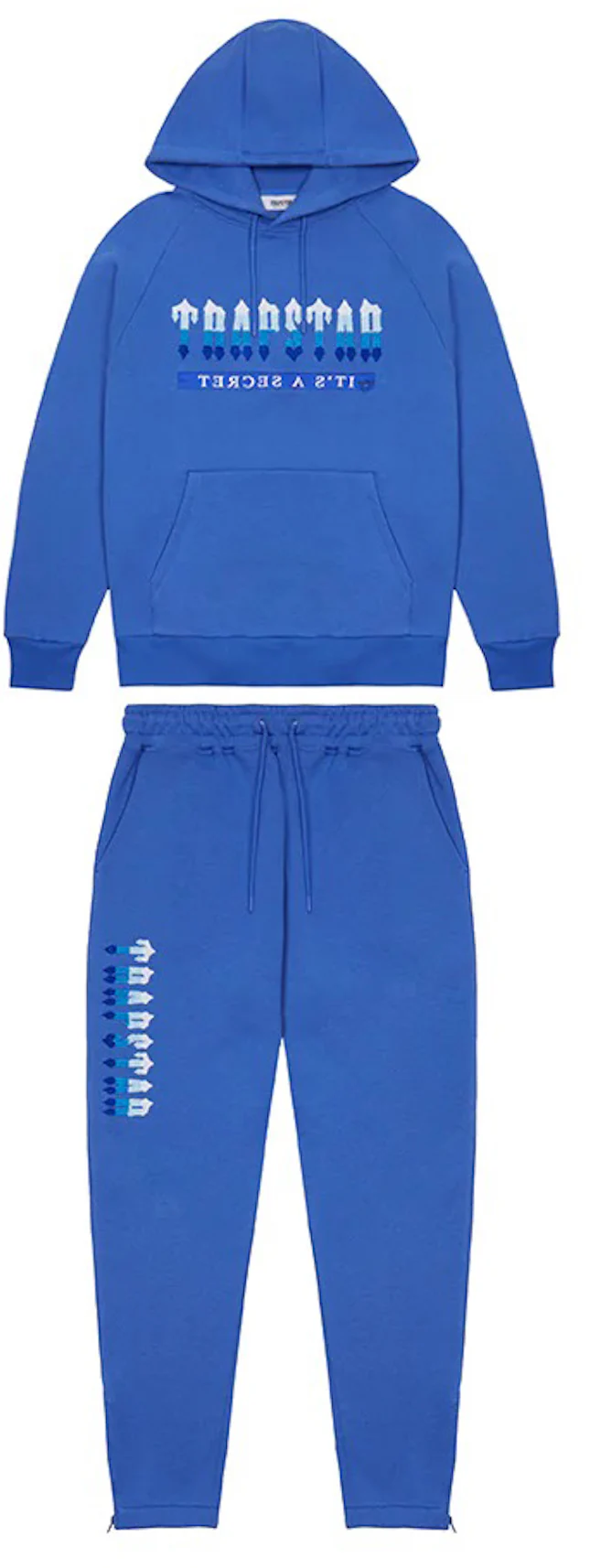 Trapstar Chenille Decoded 2.0 Hooded Tracksuit Dazzling Blue Men's