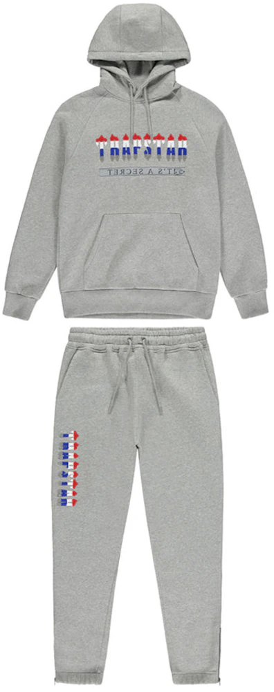 Trapstar Chenille Decoded 2.0 Hooded Tracksuit Grey Revolution Edition ...