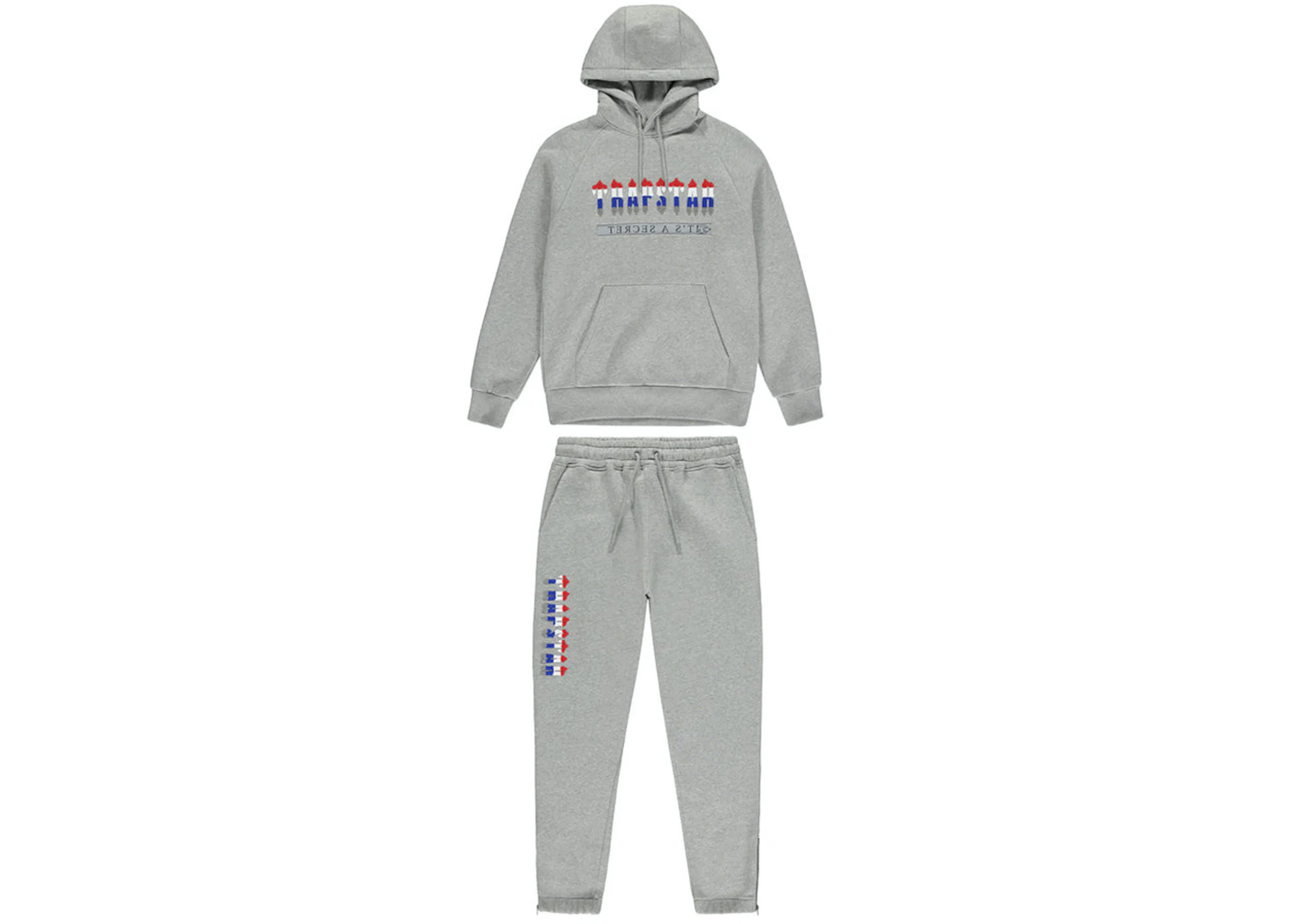 Trapstar Chenille Decoded 2.0 Hooded Tracksuit Grey Revolution Edition  Men's - FW22 - US