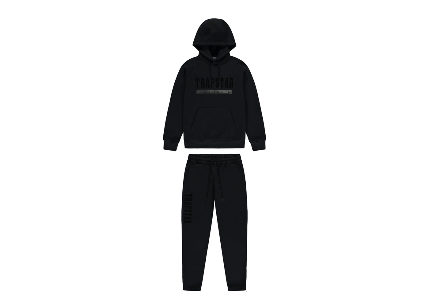 Trapstar Chenille Decoded 2.0 Hoodie Tracksuit Blackout Edition ...