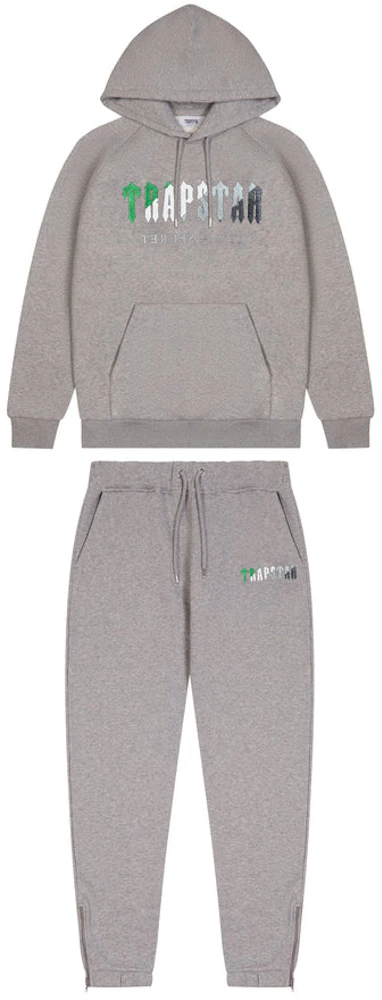 Trapstar Chenille Decoded 2.0 Hooded Tracksuit Grey Revolution Edition  Men's - FW22 - US