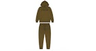 Trapstar Chenille Decoded Hooded Tracksuit Olive Camo