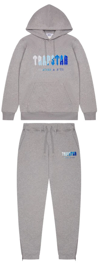 Trapstar Chenille Decoded Hoodie Tracksuit Grey Ice Flavours 2.0 ...