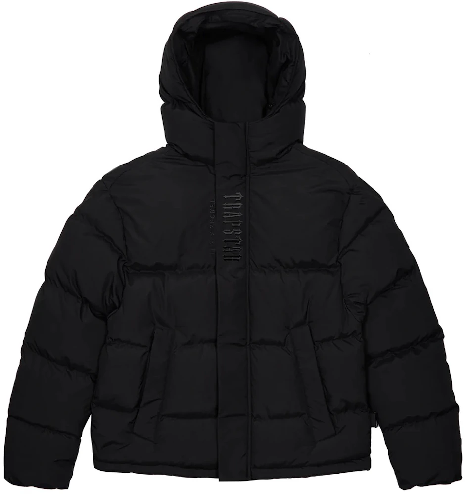 Trapstar Decoded 2.0 Hooded Puffer Jacket Blackout Edition Men's - FW22 ...