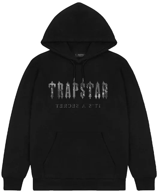 Trapstar Decoded Camo Hoodie Blackout Edition Hombre - FW23 - ES