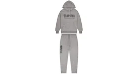 Trapstar Decoded Chenille 2.0 Hoodie Tracksuit Grey