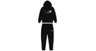 Trapstar Decoded Chenille Hooded 2.0 Tracksuit Black Ice Edition