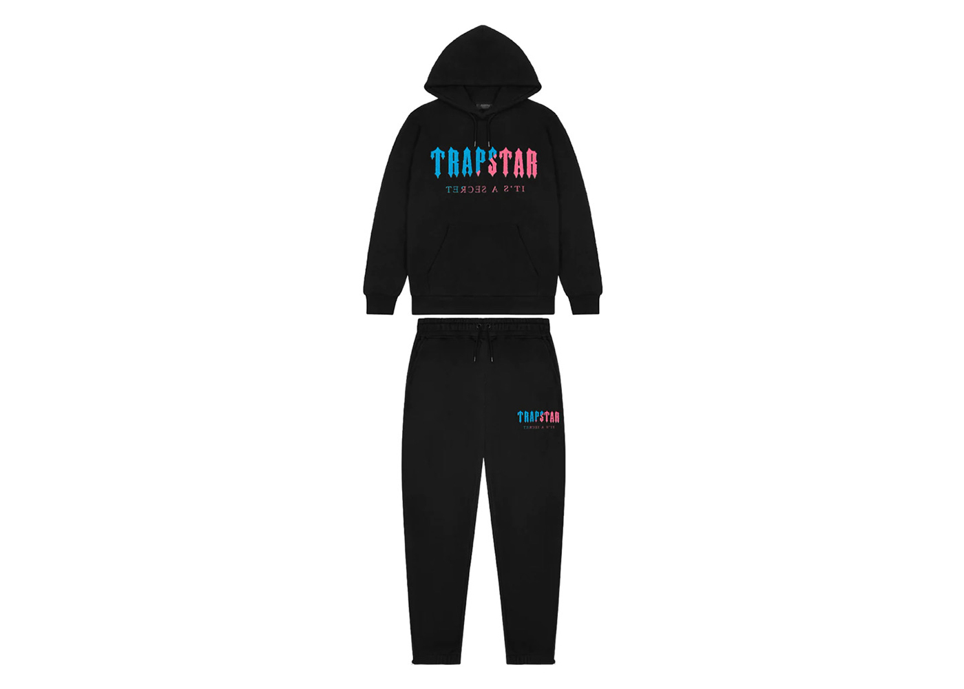 Trapstar Chenille Decoded 2.0 Hooded Tracksuit Dazzling Blue Men's 