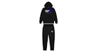 Trapstar Decoded Chenille Hooded Tracksuit Black Ice Edition