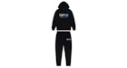 Trapstar Decoded Chenille Hooded Tracksuit Black Ice