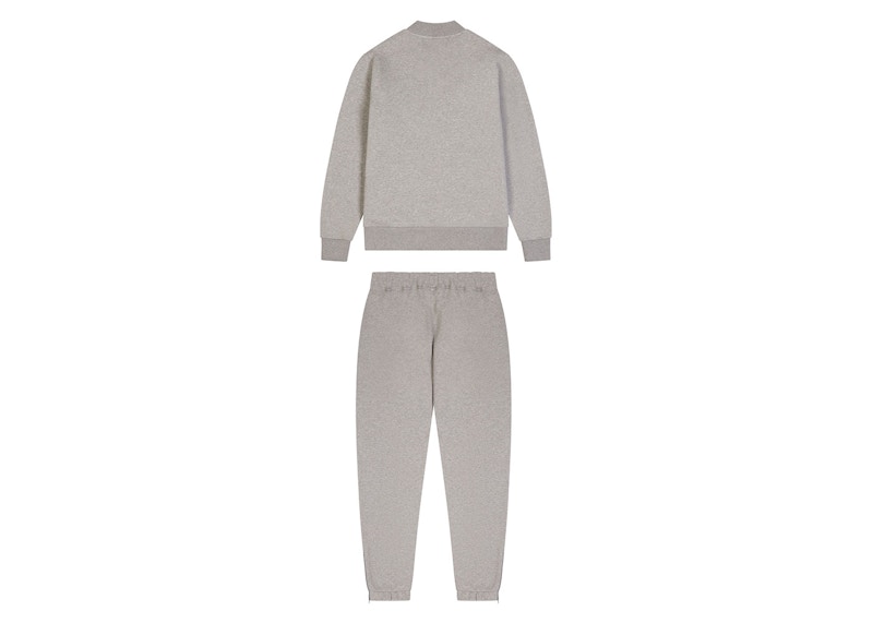 Trapstar Decoded Chenille Zip Tracksuit Grey Ice Edition Homme FW22 FR