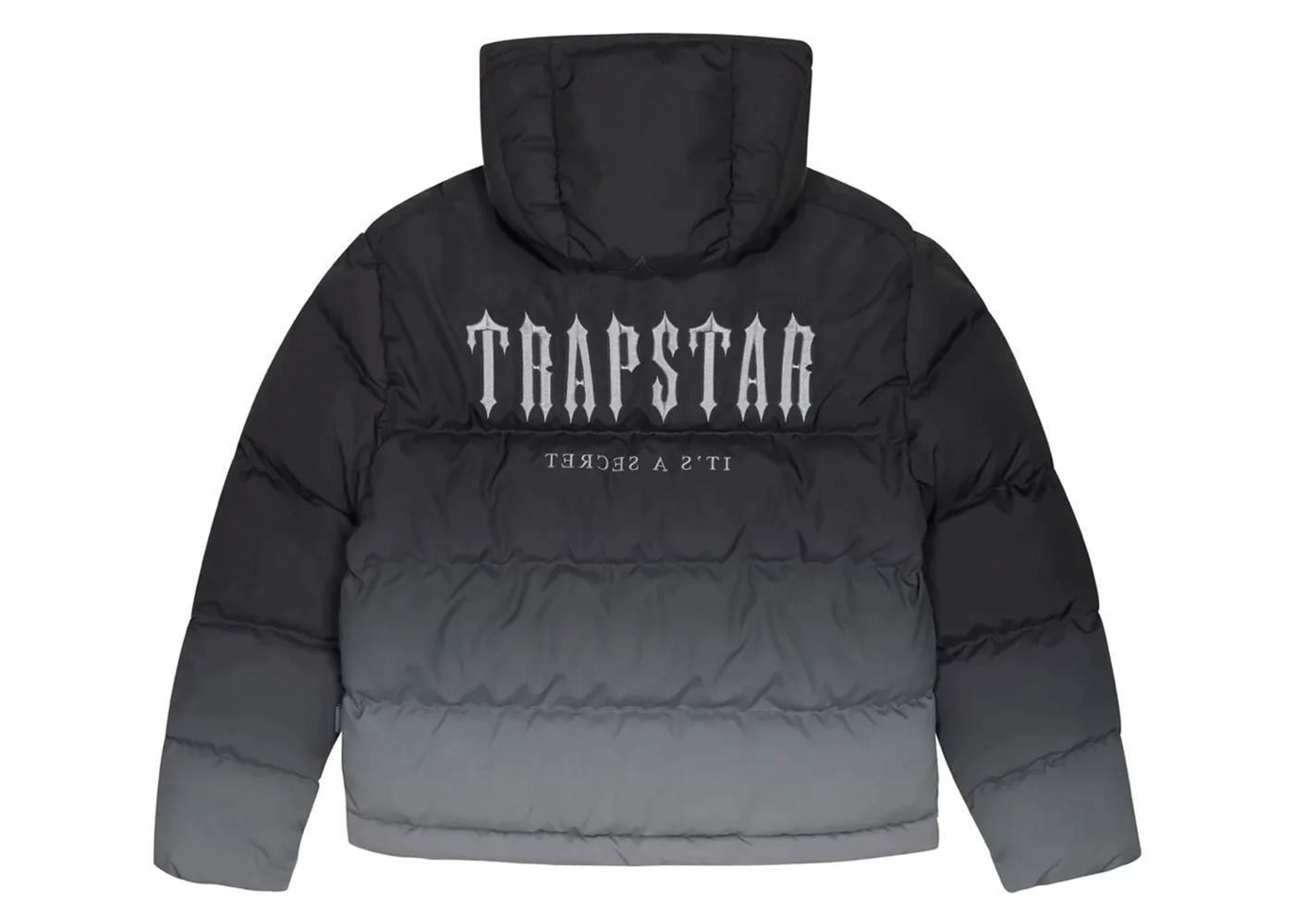 Trapstar Decoded 2.0 Hooded Puffer Jacket Blackout Edition Men's 