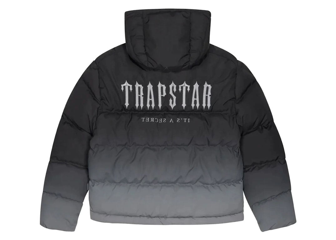 Pre-owned Trapstar Decoded Hooded 2.0 Puffer Jacket Black Gradient