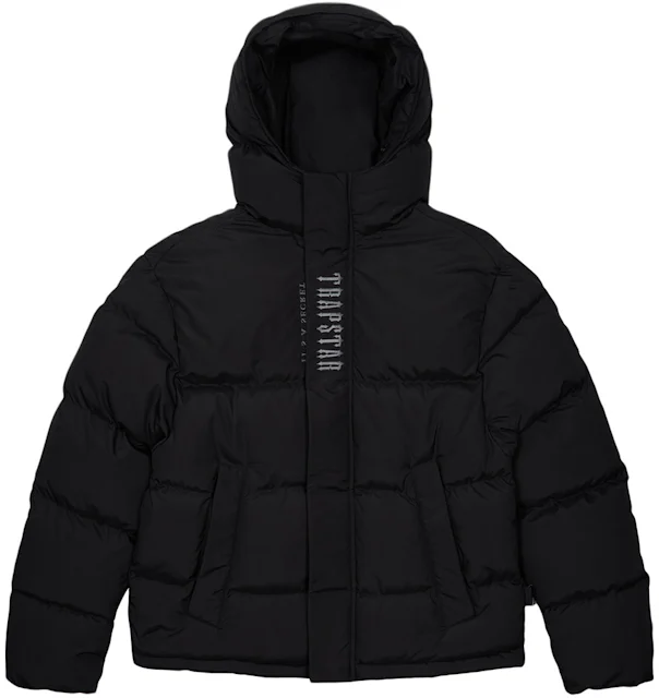 Trapstar Decoded Hooded Puffer 2.0 Black Men's - FW22 - US