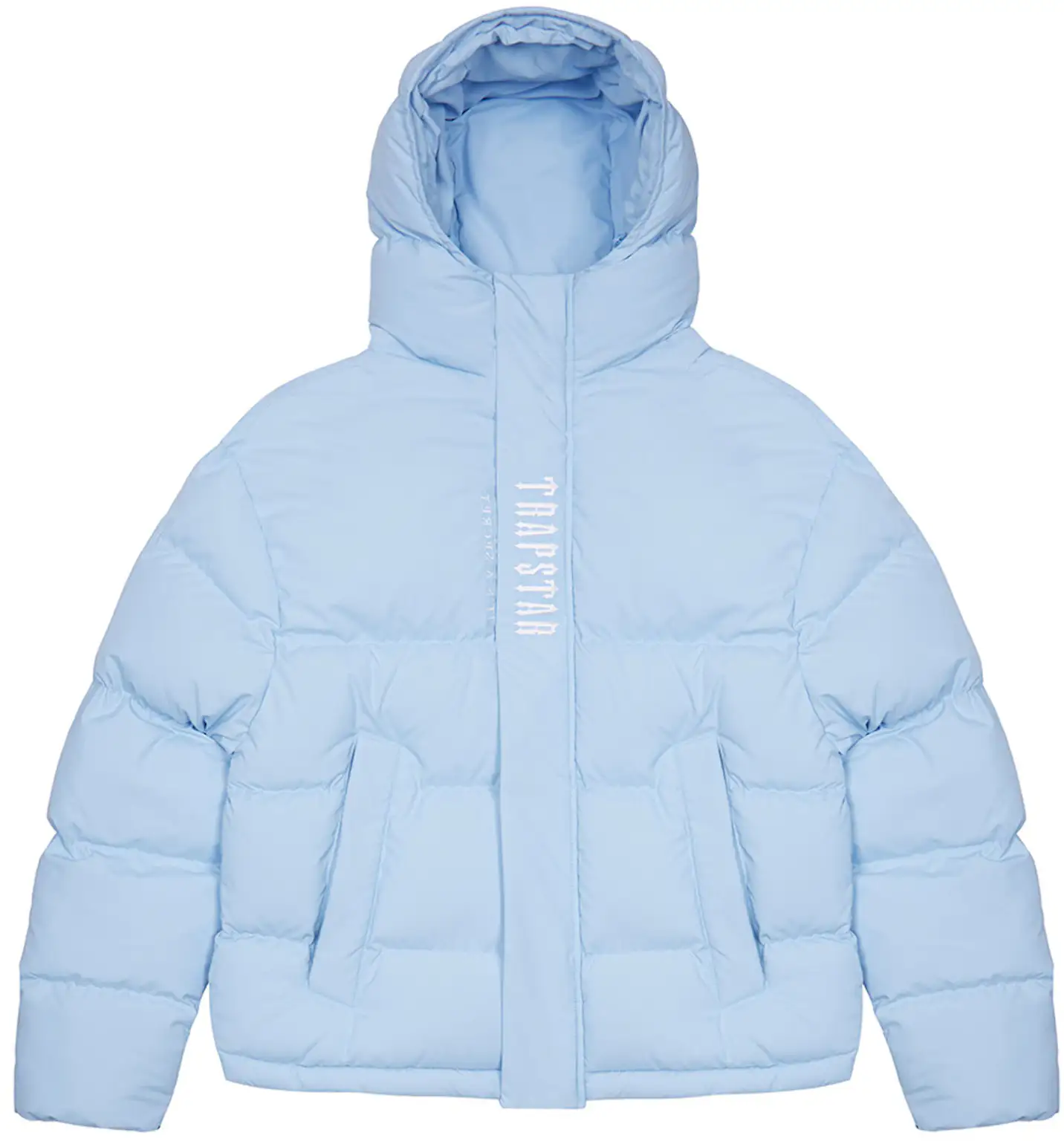 Trapstar Decoded Hooded Puffer 2.0 Ice Blue - FW22 - ES