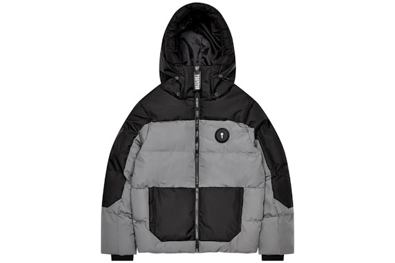 Trapstar Decoded Puffer Jacket (FW23) Black/Grey