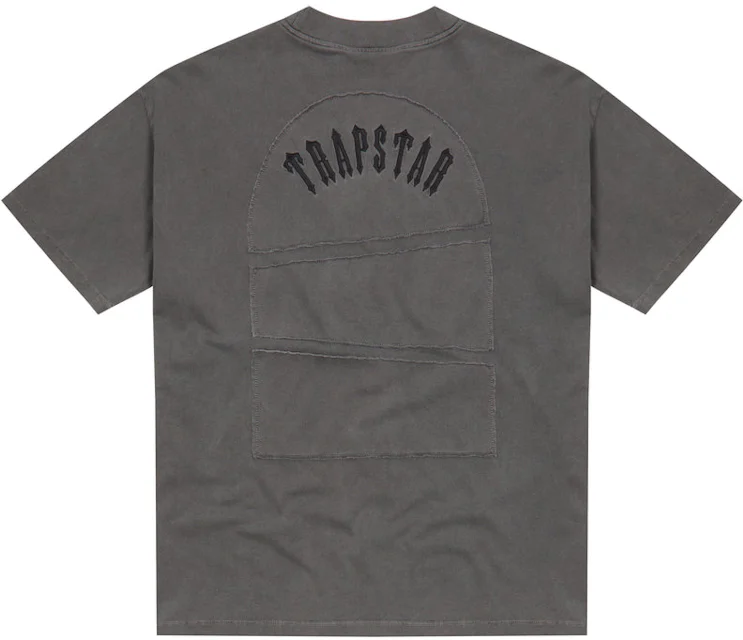 Trapstar Deconstructed Art Of War Oversized T-shirt Enzyme Wash Men's ...