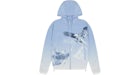 Veste coupe-vent zippée Trapstar Flying Birds bleue