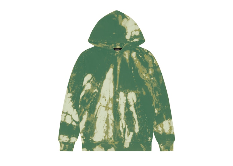 Trapstar Hyperdrive Bleach Hoodie Green/Cream Hombre - US