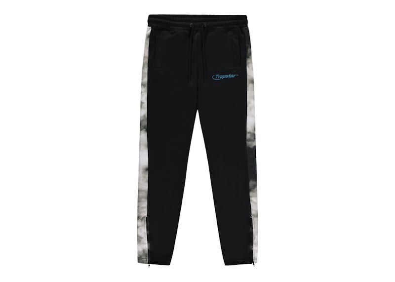 Trapstar Hyperdrive Bleach Panel Trousers Black/Cream/Blue Men's