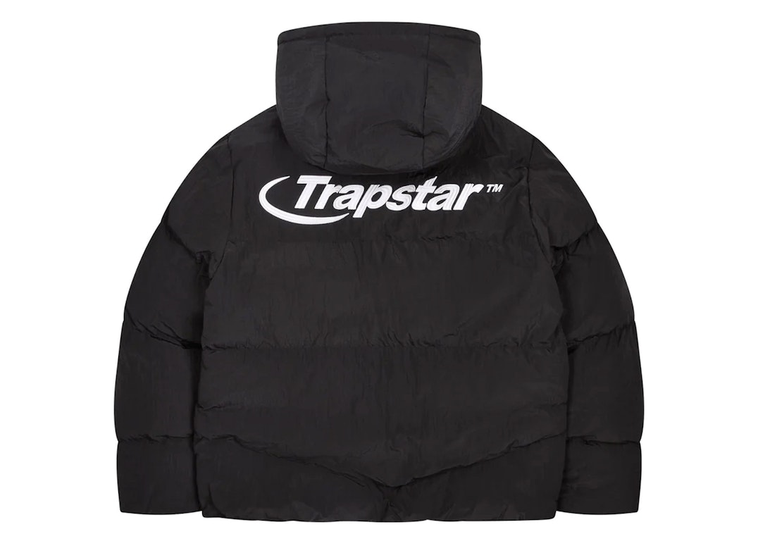 Pre-owned Trapstar Hyperdrive Puffer Jacket Black