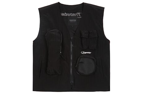 TRAPSTAR ブラック ベスト Trapstar Hyperdrive Ripstop City Vest Black Men's - FW22 - GB