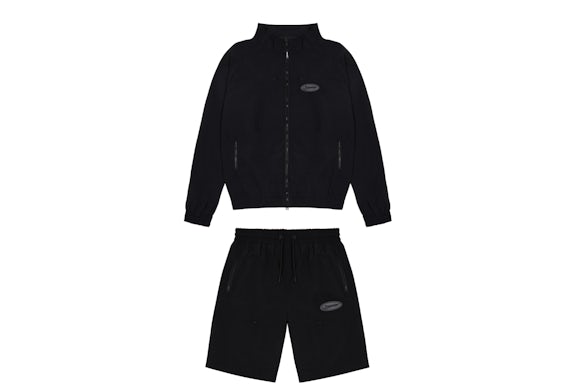 Trapstar Hyperdrive Ripstop Track Top & Short Set Noir