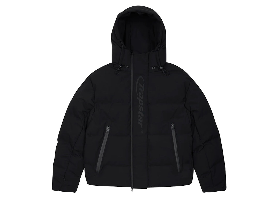 Pre-owned Trapstar Hyperdrive Technical Puffer Jacket (fw23) Blackout Edition
