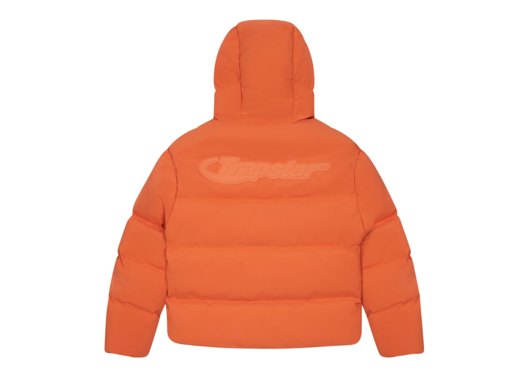 Pre-owned Trapstar Hyperdrive Technical Puffer Jacket Orange
