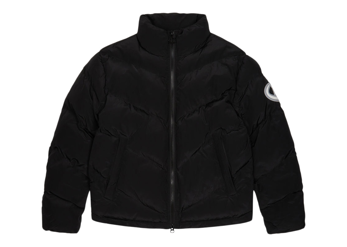 Trapstar Hyperdrive V Panel Puffer Jacket Black Ripstop Men's