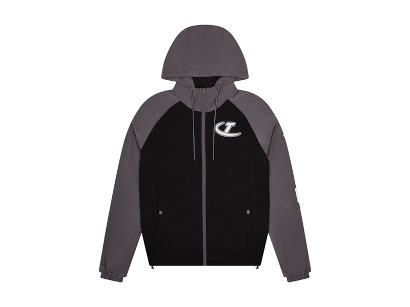 Trapstar Hyperdrive Windbreaker Black/Grey Men's - GB Trapstar Hyperdrive Windbreaker Black/Grey Men's - GB