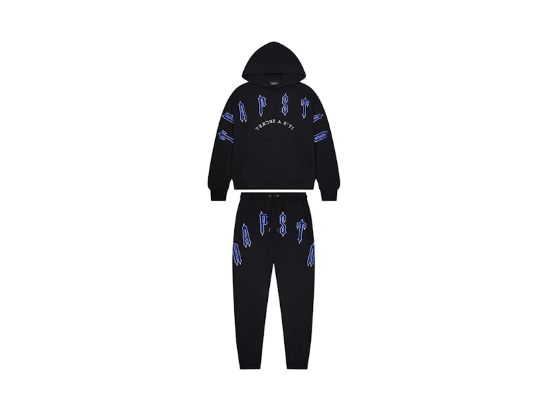 Trapstar Irongate Arch Chenille 2.0 Tracksuit Black/Blue