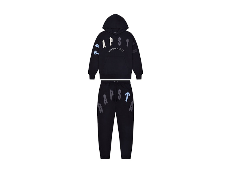 Trapstar Irongate Arch Chenille 2.0 Tracksuit Black/Ice Men's - FW24 - US