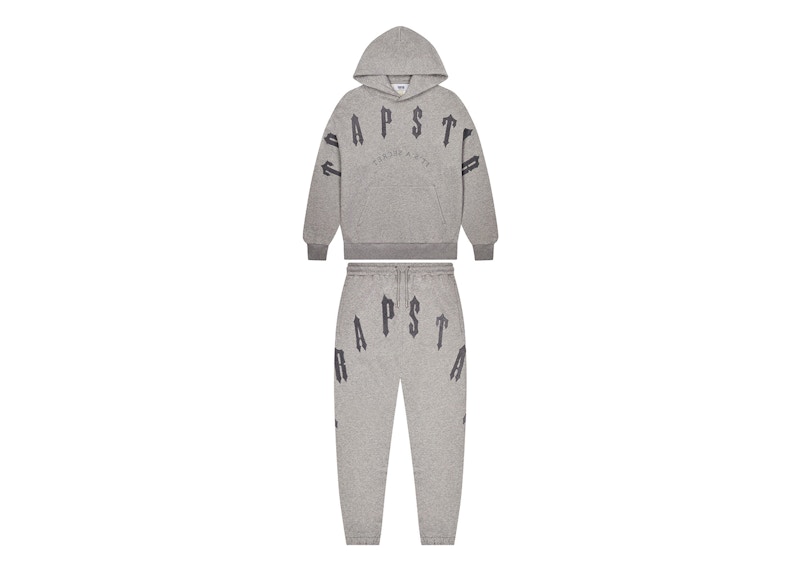 Trapstar Irongate Arch Chenille 2.0 Tracksuit (FW24) Grey Men's - FW24 - US