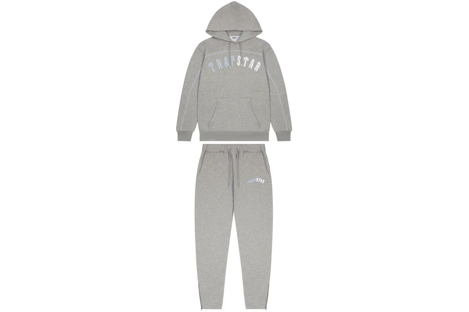 Grey trapstar hoodie hot sale