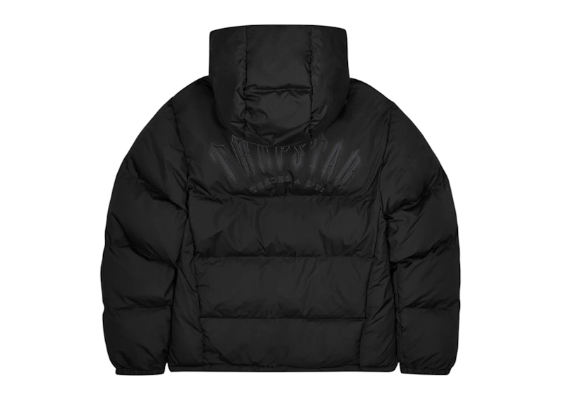 Trapstar Irongate Arch Puffer Jacket (FW25) Blackout Men's - FW25 - GB