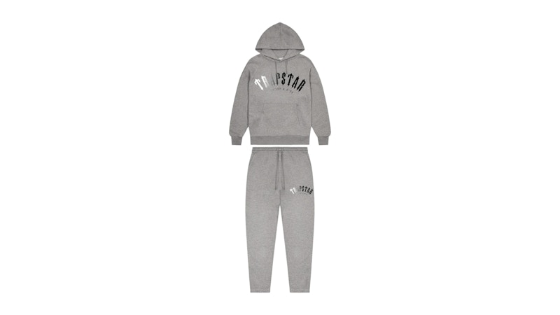 Trapstar Irongate Arch Tracksuit Grey/Black Men's - FW25 - US