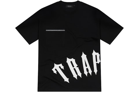 【超セール】TRAPSTAR IRONGATE ARCH Tシャツ BLACK/WHITE Trapstar Irongate Arch Wrap T-shirt Black Men's - FW22 - GB