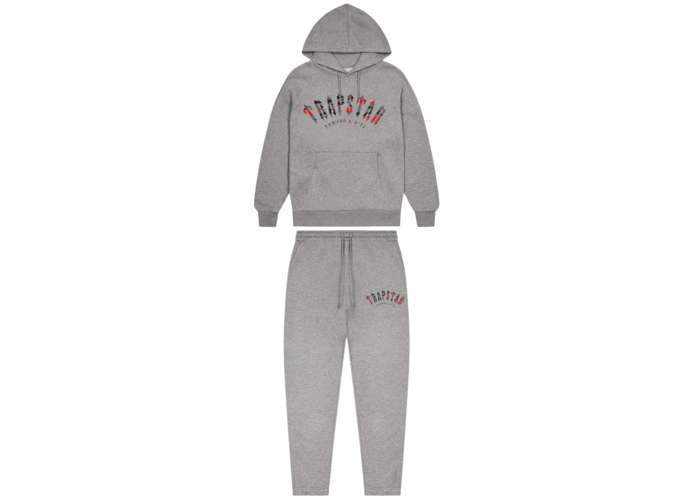 Trapstar Irongate Camo Arch Tracksuit Grey/Infrared Men's US