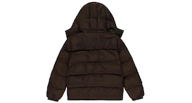 Trapstar Irongate Detachable Hooded Puffer Jacket Brown